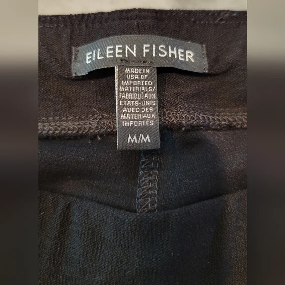 Eileen Fisher Women's Elegant Black Dress Pants - Picture 3 of 4